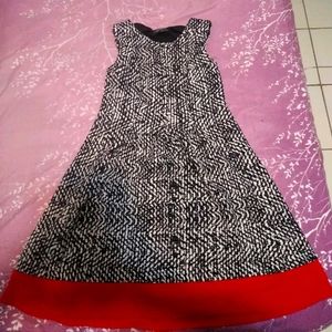 Black and white dress